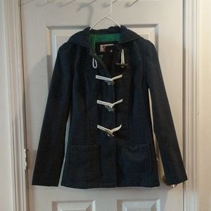 Navy, toggle pea coat